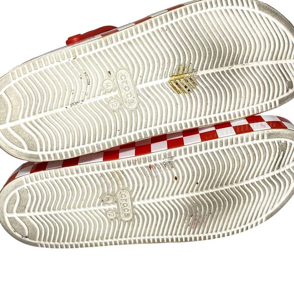 Crocs Off Court Clog Toy Story Pizza Planet Mens 12 White Red 2024 main image 8